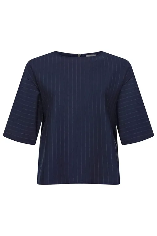 Блузки MM by MaxMara KAYA 252694604 001 MIDNIGHTBLUE