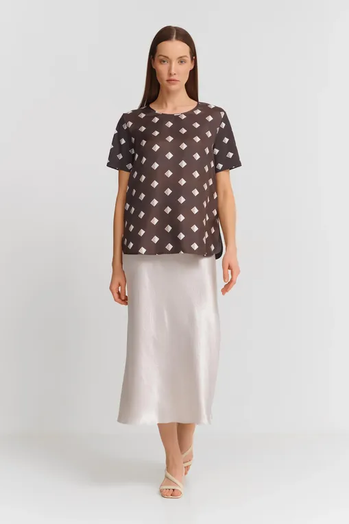 Блузки MM by MaxMara LINA 251694108 004 MUD