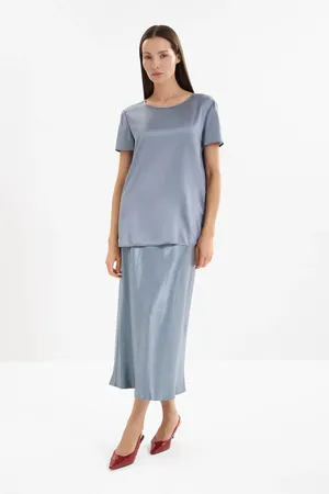 MM by MaxMara MMLCORTONA 261611103 008 BLUE GREY