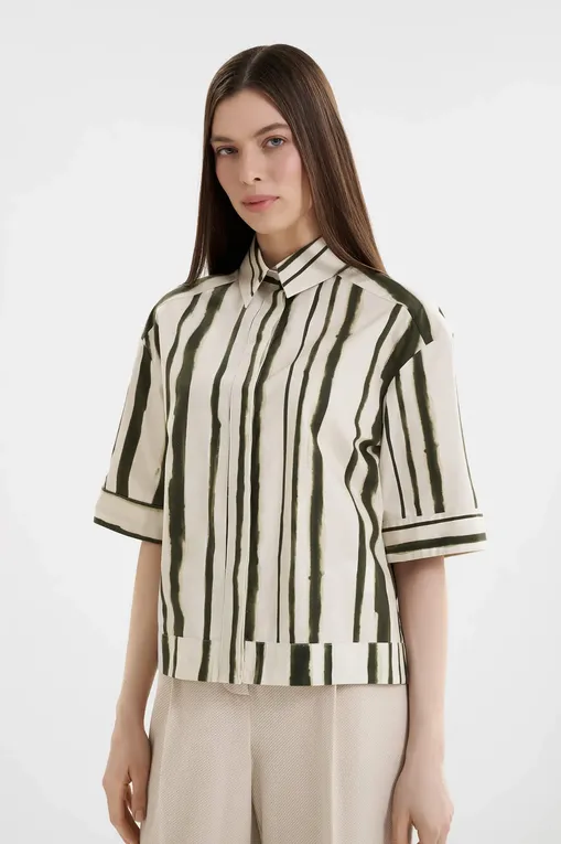 Блузки MM by MaxMara MMLPALLORE 261611104 003 MOSS GREEN