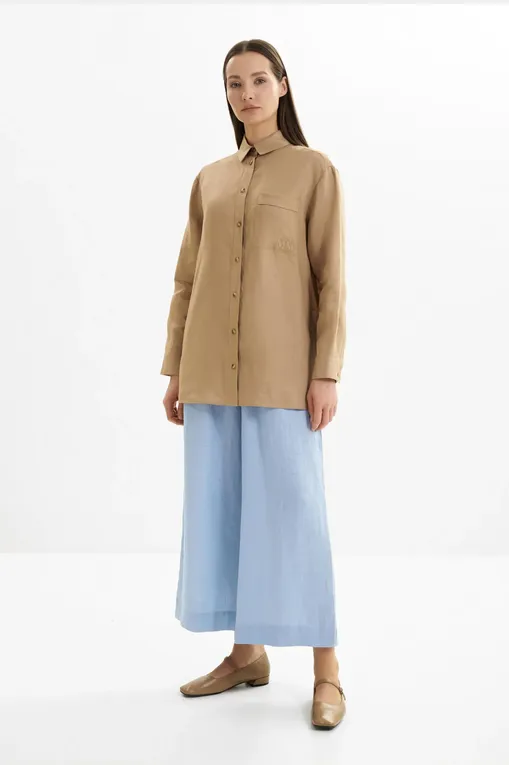 Блузки MM by MaxMara NOEL 2516111018 008 CAMEL
