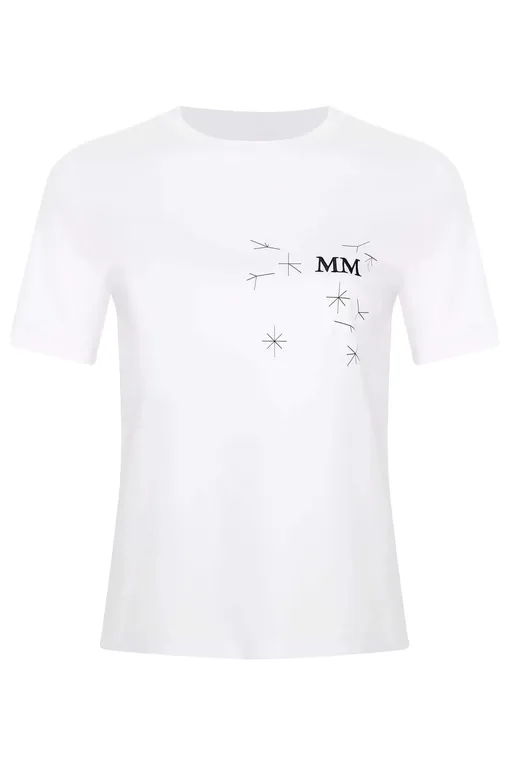 Футболки MM by MaxMara OPUNZIA 251694106 001 OPTICAL WHITE