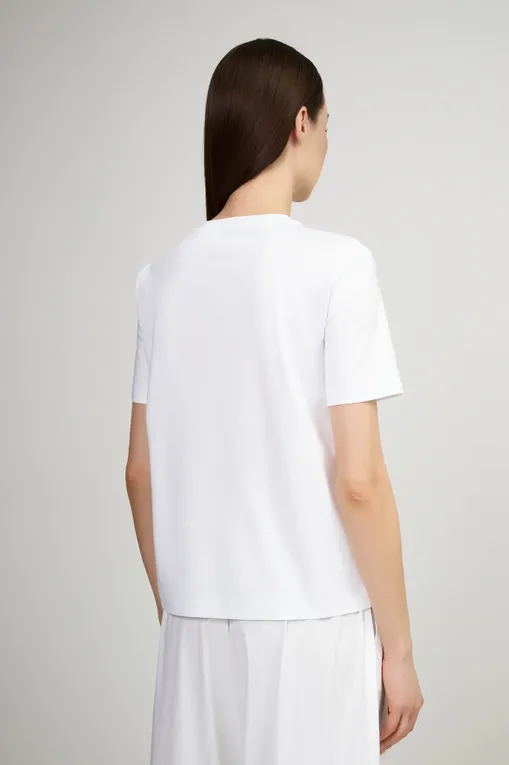 Футболки MM by MaxMara OPUNZIA 251694106 031 OPTICAL WHITE