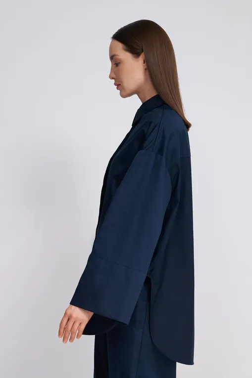 Блузки MM by MaxMara SAPORE 251619101 006 NAVY