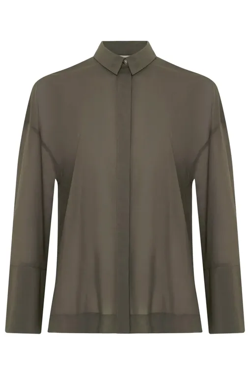 Блузки MM by MaxMara SEDAN 2516951018 002 DARK GREEN