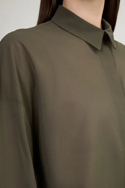 Блузки MM by MaxMara SEDAN 2516951018 002 DARK GREEN