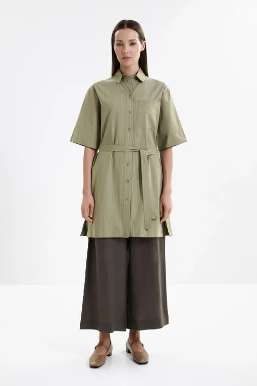 Блузки MM by MaxMara SOSPIRO 2516191018 002 KAKI