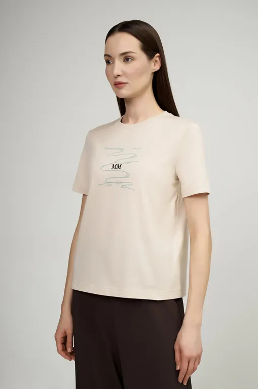 Футболки MM by MaxMara UTA 2516941038 002 SAND