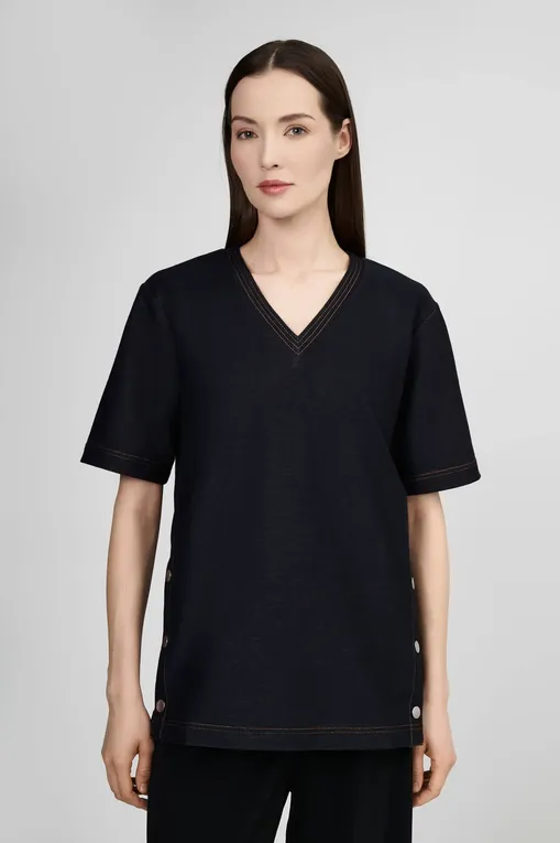 Блузки MM VERRES 251694101 003 NAVY