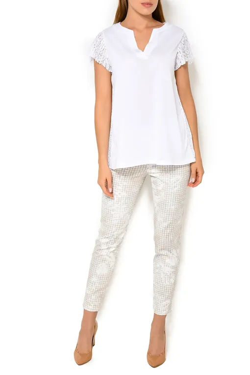 Блузки Oscalito 4874 010 WHITE