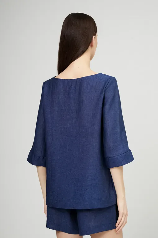 Блузки Oscalito 7531 456 blue