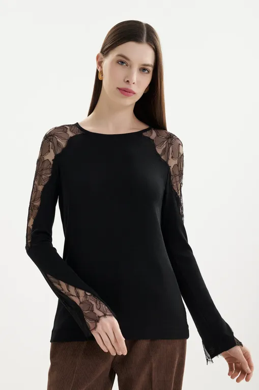 Блузки Oscalito 7603 20 nero