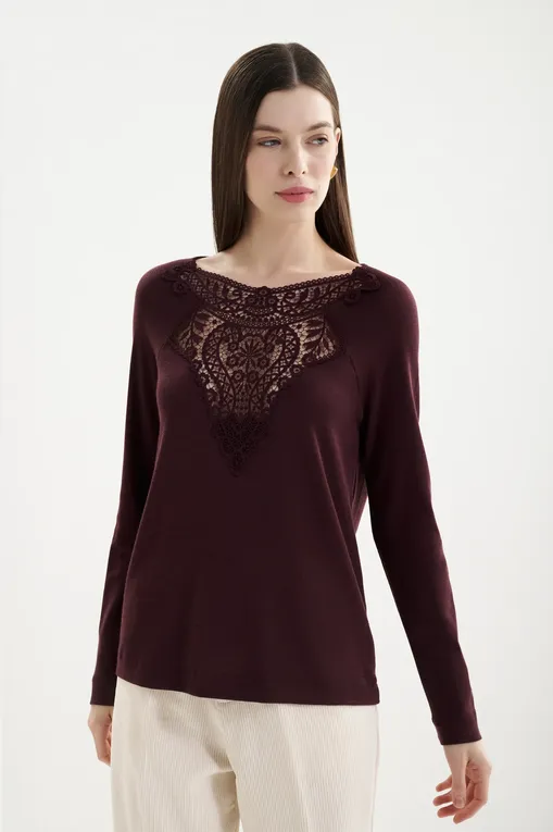 Блузки Oscalito 7607 635 CHERRY