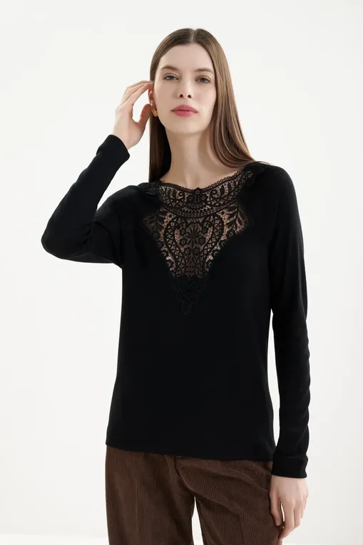 Блузки Oscalito 7607 20 nero