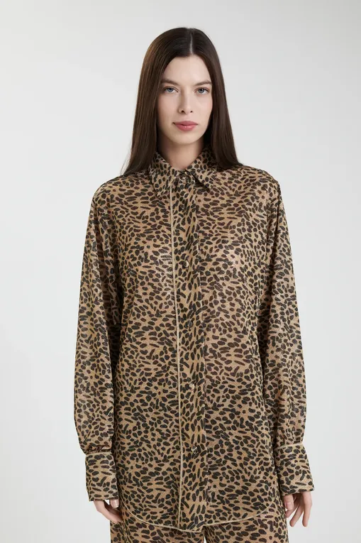 Блузки Oseree LPQS250 LEOPARD