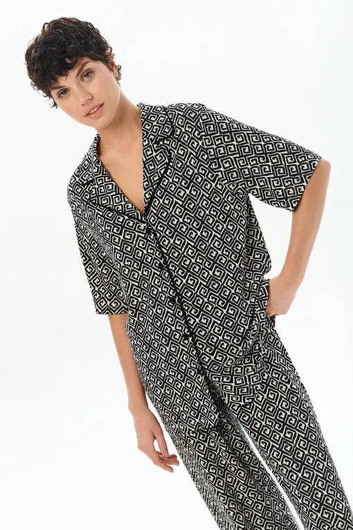 Топы Petit Pas 101112 print geometry