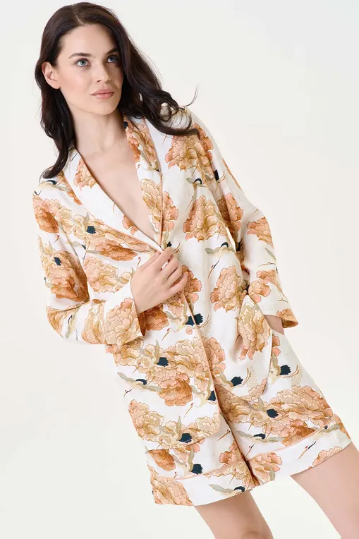 Топы Petit Pas 101157 beige print