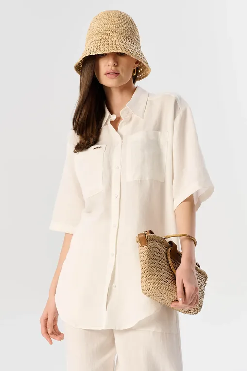 Рубашки Petit Pas LNL1 white