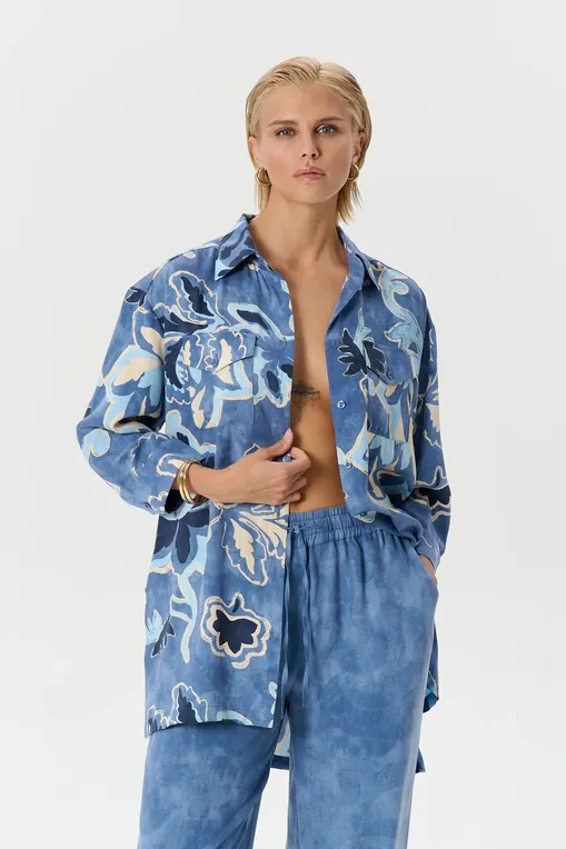 Блузки Petit Pas TNL10 blue