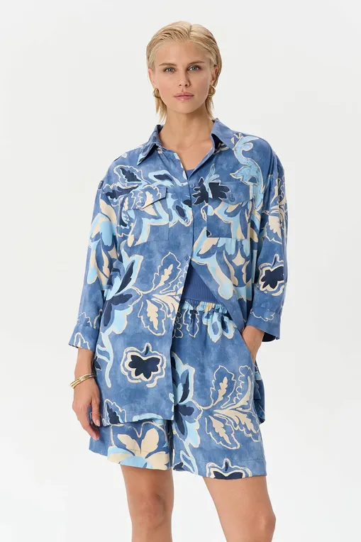 Блузки Petit Pas TNL10 blue