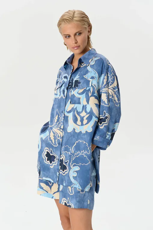 Блузки Petit Pas TNL10 blue