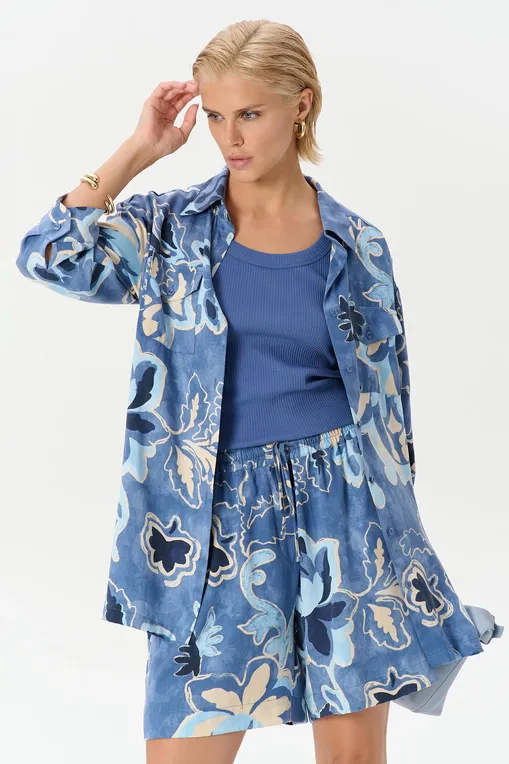 Блузки Petit Pas TNL10 blue