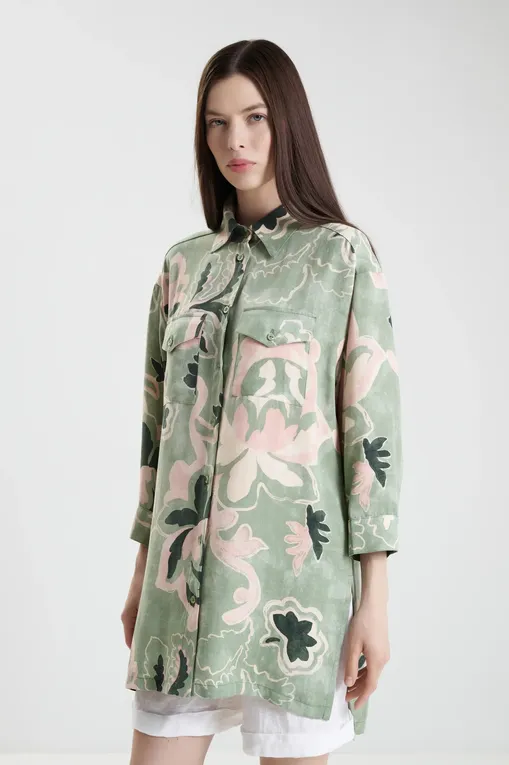 Блузки Petit Pas TNL10 green