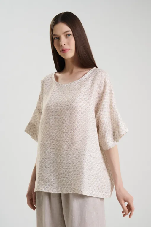 Блузки Positano Couture Galli CUPOLA ECRU