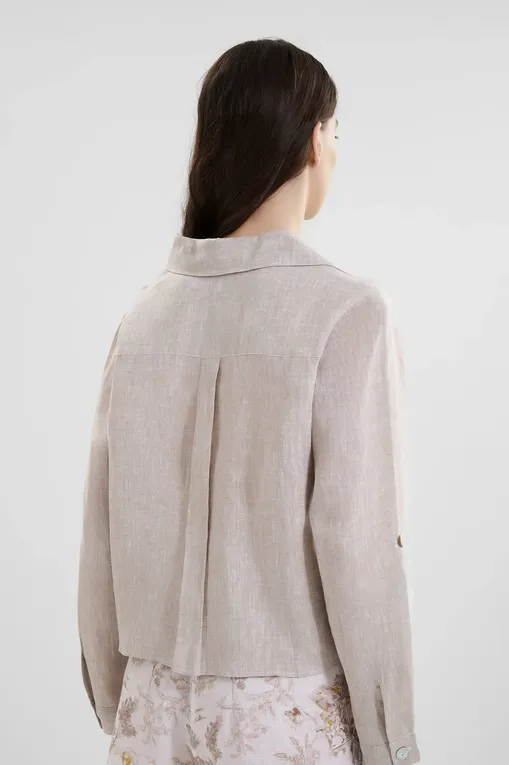 Блузки Positano Couture Nodo U BEIGE