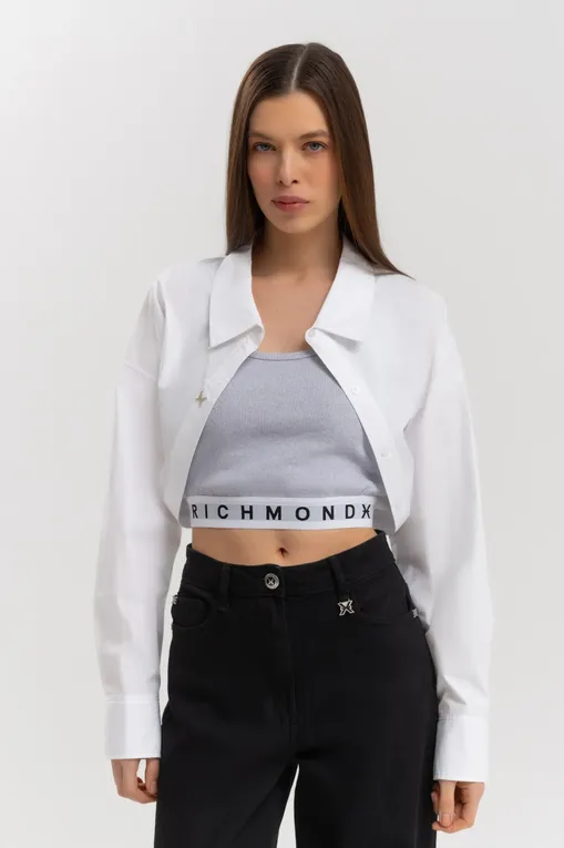 Блузки RICHMOND X UWP25029CA WHITE/G.X