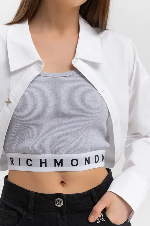 Блузки RICHMOND X UWP25029CA WHITE/G.X