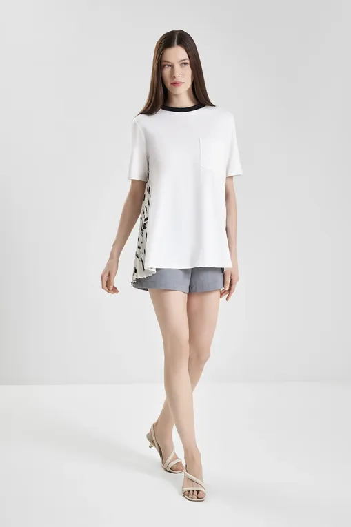 Блузки TWINSET U&B 231LL21EE 10330 ST.ANIMALIER SUGAR