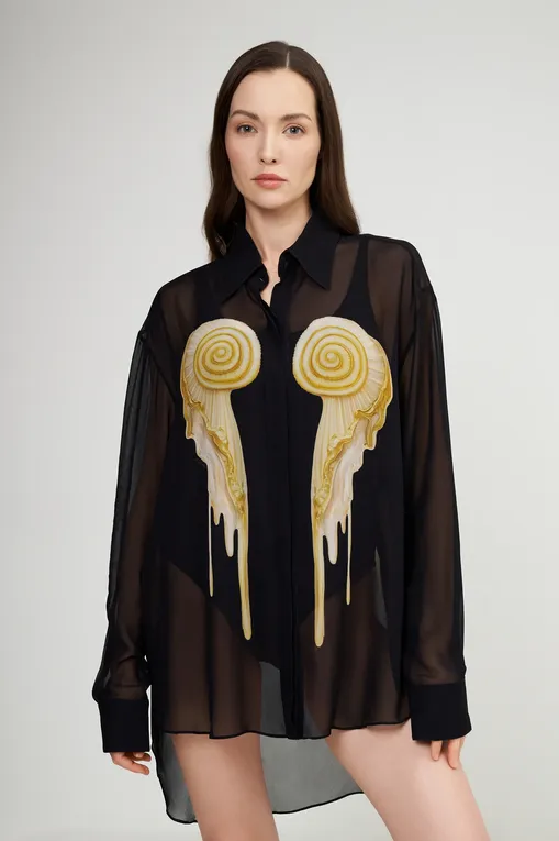 Блузки YUKIO 00189-IB IRIS BLACK