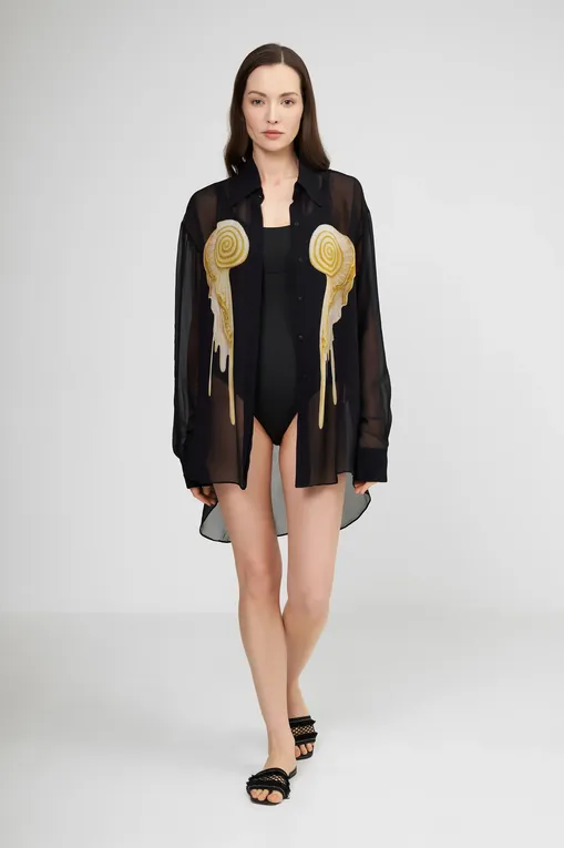 Блузки YUKIO 00189-IB IRIS BLACK