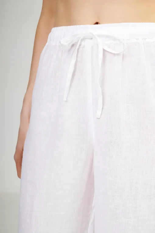 Брюки 120% Lino 32ALIW2145-0000115-0-00 000050 WHITE