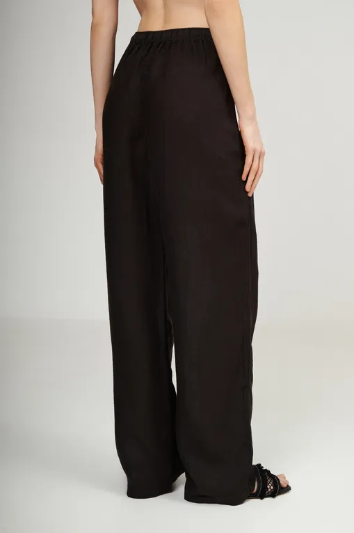 Брюки 120% Lino 32ALIW2145-0000115-0-00 000065 BLACK