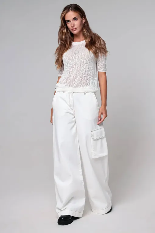 Брюки BALLANTYNE BLT163 UCTF3 WHITE BUTTER 10144