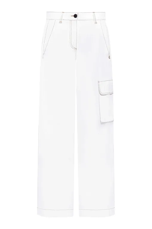 Брюки BALLANTYNE BLT163 UCTF3 WHITE BUTTER 10144