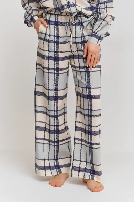 Брюки домашние BALLANTYNE BLTS60 QVA03 BLU TARTAN 73664