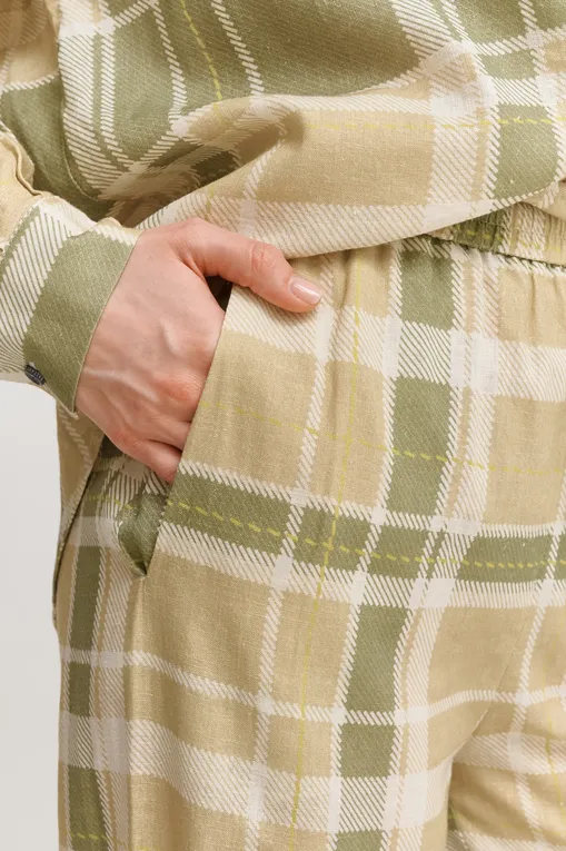 Брюки домашние BALLANTYNE BLTS60 QVA03 SALVIA TARTAN 72692