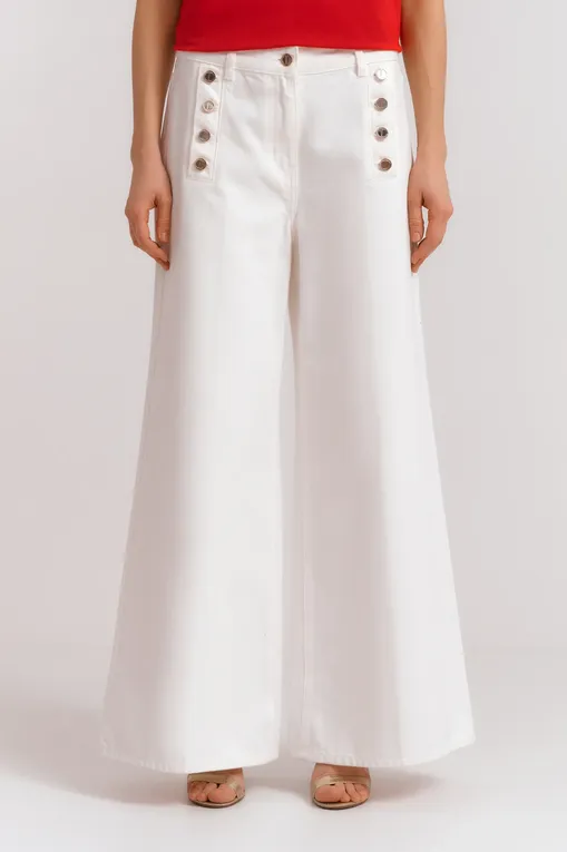 Брюки Diana Gallesi P414R008688N 11 OFF WHITE