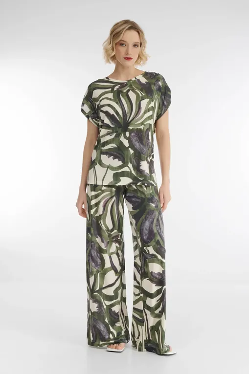 Брюки Diana Gallesi P613R005685N 1 LATTE/VERDE/GRI