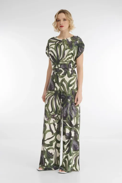 Брюки Diana Gallesi P613R005685N 1 LATTE/VERDE/GRI