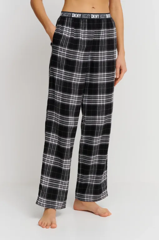Брюки домашние DKNY YI2722669 005 Black Plaid