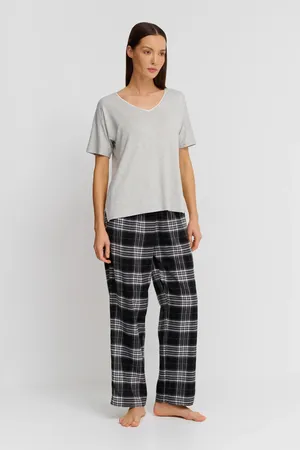 DKNY YI2722669 005 Black Plaid