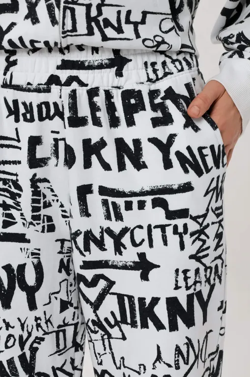 Брюки DKNY YI2822629 101 Wht/Prt