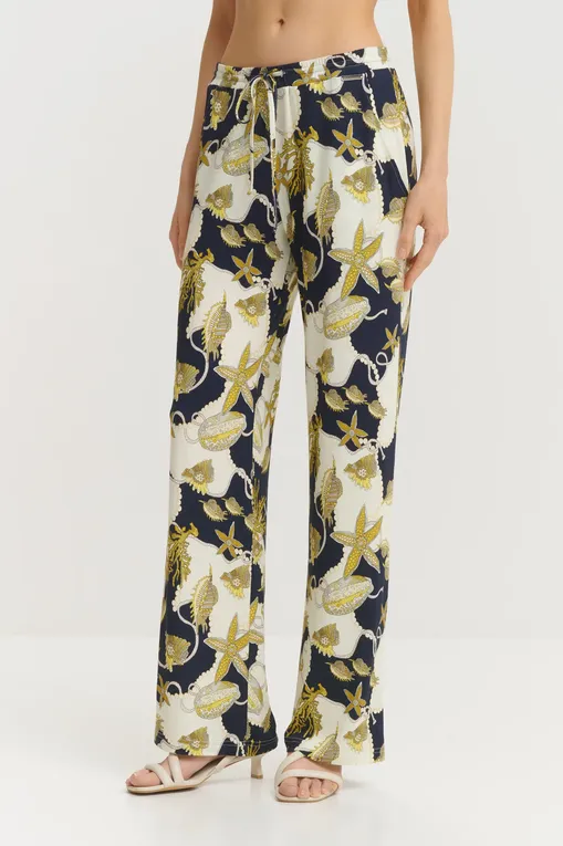 Брюки Furstenberg 45304768 411ecru.nightblue