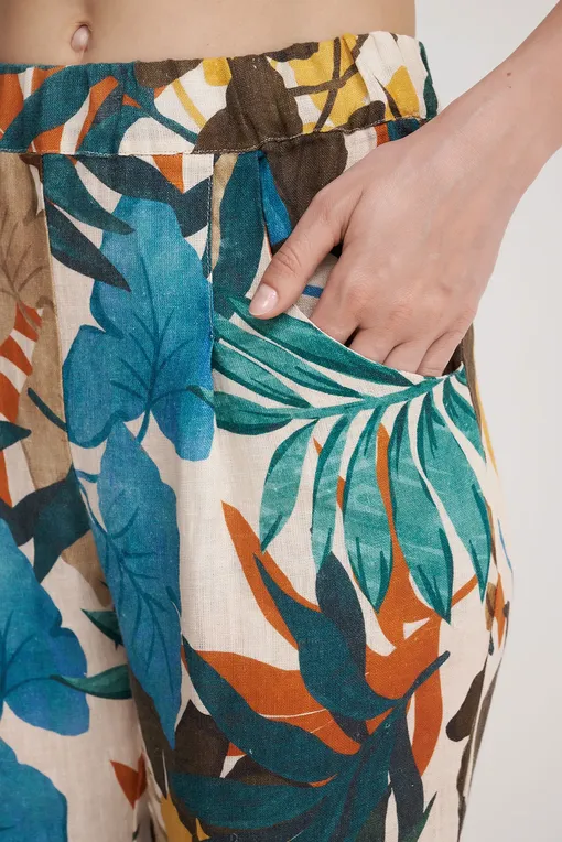 Брюки домашние LaFabbricaDelLino A40106 V09