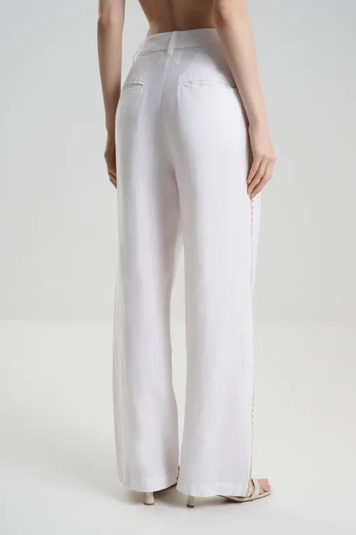 Брюки Las Surenas LinenPant_S25 Mosaico embroidered