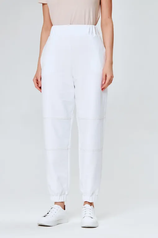 Брюки Max Mara Leisure BADESSE 241678108 003 WHITE